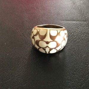 Coach enamel ring